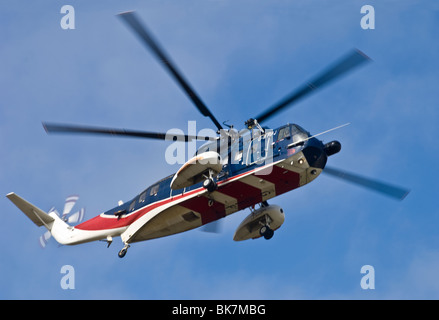 Sikorsky S-61n Mk2 elicottero azionato da British International Aberdeen. SCO 6149 Foto Stock