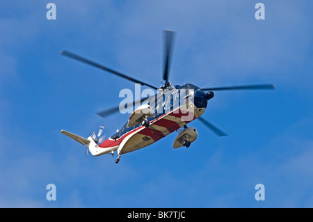 Sikorsky S-61n Mk2 elicottero azionato da British International Aberdeen. SCO 6148 Foto Stock