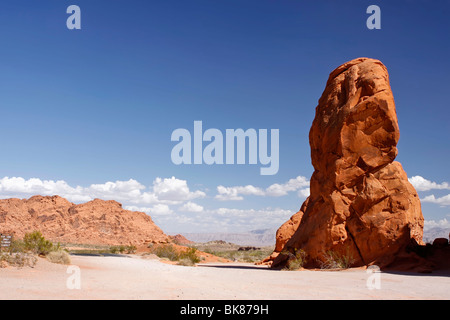 La Valle del Fuoco del parco statale, Nevada, STATI UNITI D'AMERICA Foto Stock