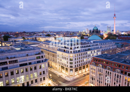 Vista panoramica di Berlino, Germania, Europa Foto Stock