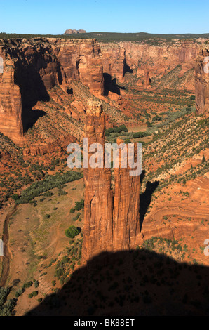 Spider Rock, Canyon De Chelly, Arizona, Stati Uniti d'America Foto Stock