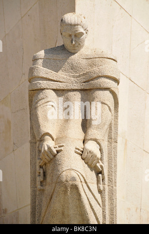 Monumento a José Calvo Sotelo, Plaza Castilla, Madrid, Spagna, Penisola Iberica, Europa Foto Stock