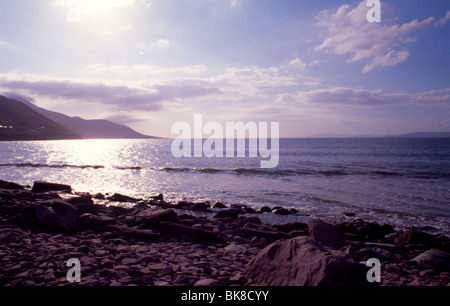 Rossbeigh spiaggia vicino Glenbeigh Contea di Kerry, Irlanda, nel settembre 2009 Foto Stock