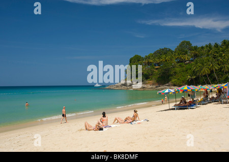 Surin Beach, sull'Isola di Phuket, Thailandia, Asia Foto Stock
