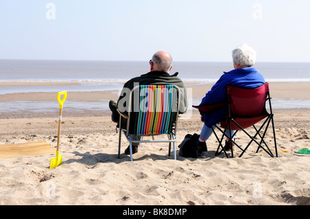 Mablethorpe Lincolnshire Seaside Beach. Foto Stock