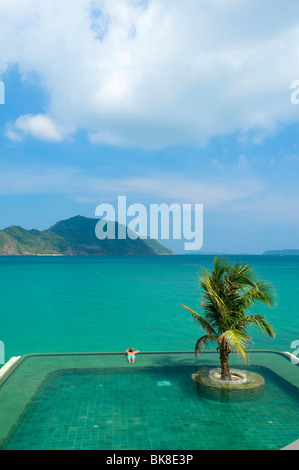 Piscina Evason Hotel, Isola di Phuket, Thailandia, Asia Foto Stock