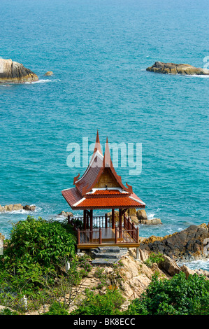 Tempio di Choeng Mon Bay, Ko Samui, Tailandia, Asia Foto Stock