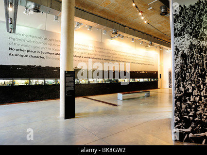 L Apartheid Museum di Johannesburg, Sud Africa Foto Stock