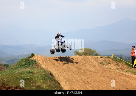 Gara di motocross, est campionato europeo 2010 Foto Stock