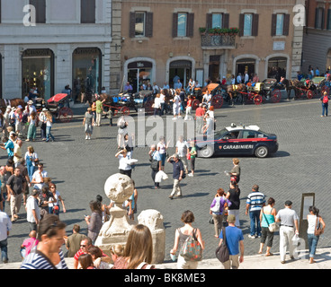 Piazza di Spagna Roma Foto Stock
