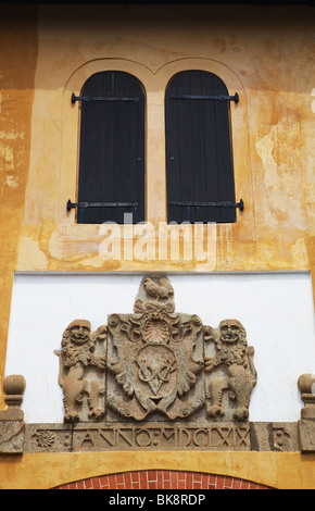 Porta Vecchia del Forte di Galle, Galle, Sri Lanka Foto Stock