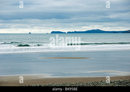 Newgale spiaggia di Pembrokeshire West Wales Foto Stock