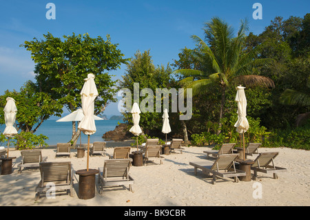 Hotel di lusso, Evason Six Senses Hideaway, Yao Noi isola vicino all'Isola di Phuket, Phang Nga Bay, Thailandia, Asia Foto Stock