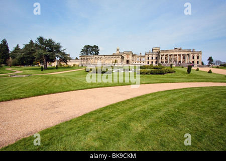 Corte Witley rovine formali giardini e fontane classica Foto Stock