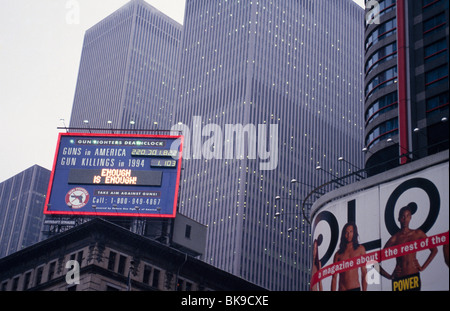 Pistola Deathclock combattenti, STATI UNITI D'AMERICA, dallo Stato di New York New York City Foto Stock