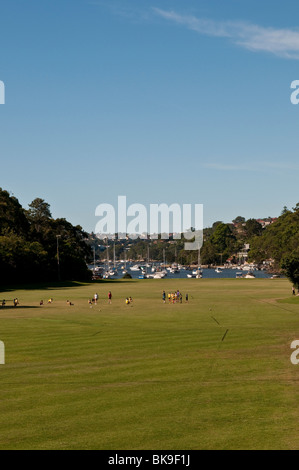 Scolari al ovale in Primrose Park, Cammeray, Sydney, Australia Foto Stock