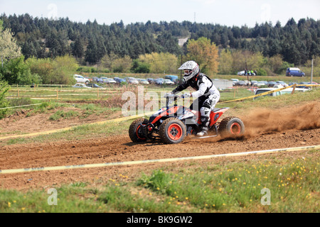 Gara di motocross, est campionato europeo 2010 Foto Stock