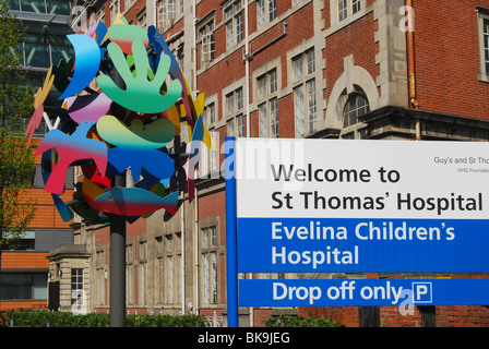 San Tommaso' Hospital di Londra Foto Stock