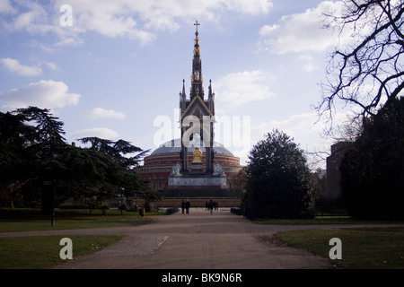 Albert Memorial in Hyde Park, Londra Foto Stock