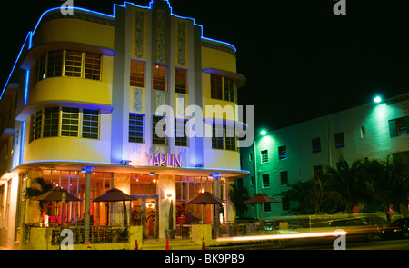 Hotel Marlin, STATI UNITI D'AMERICA, Florida Miami Beach Art Deco District Foto Stock