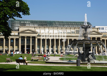 Konigsbau a piazza Castello, Stoccarda, Baden-Württemberg, Germania Foto Stock