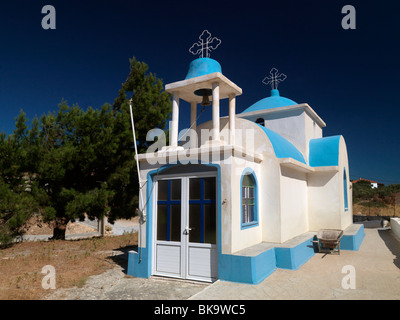 Mitilini Samos GRECIA Agios Nektarios Chiesa esterno Foto Stock