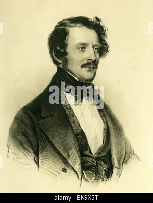 GAETANO DONIZETTI - Italain compositore (1797-1848) Foto Stock