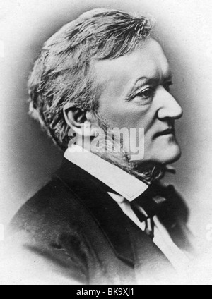 RICHARD WAGNER - compositore tedesco (1813-83) Foto Stock