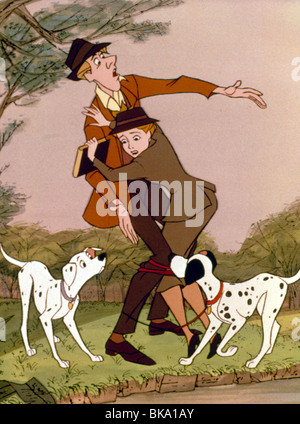 101 Dalmatians (ANI - 1961) Credito animati Disney OOD 034 Foto Stock