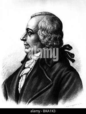 Laplace, Pierre Simon, Marquis de, 28.3.1749 - 5.3.1827, matematico francese, astronomo, ritratto, profilo, incisione contemporanea, , Foto Stock