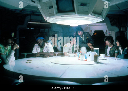 ALIEN (1979) HARRY DEAN STANTON, YAPHET KOTTO, IAN HOLM, John Hurt, Tom Skerritt, VERONICA CARTWRIGHT, Sigourney Weaver ali 007 Foto Stock