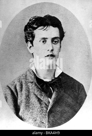 Puccini, Giacomo, 22.12.1858 - 29.11.1924, musicista italiano (compositore d'opera), ritratto, 1876, Foto Stock