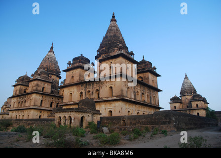 Antico tempio Orcha in India Foto Stock