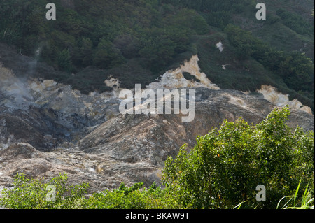 Santa Lucia vulcano Soufriere Soufriere Saint Lucia Windward Islands West Indies Caraibi America Centrale Foto Stock