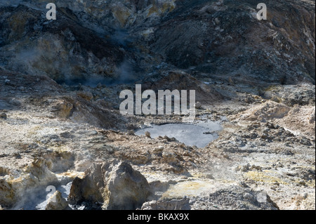 Santa Lucia vulcano Soufriere Soufriere Saint Lucia Windward Islands West Indies Caraibi America Centrale Foto Stock