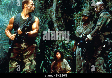 PREDATOR (1987) Arnold Schwarzenegger, ELPIDIA CARRILLO, CARL WEATHERS, BILL DUKE PRE 037 Foto Stock