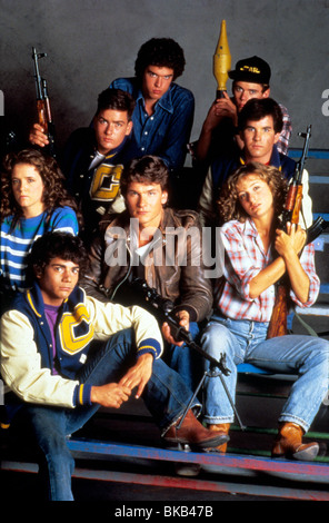 Alba Rossa (1984) LEA THOMPSON, DOUG TOBY, Charlie Sheen, Patrick Swayze, C THOMAS HOWELL, Brad Savage, Jennifer Grey RDA 001 Foto Stock