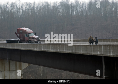 La strada Anno : 2009 Direttore : John Hillcoat basato sul romanzo di Cormac McCarthy del premio Pulizter romanzo vincente. Foto Stock