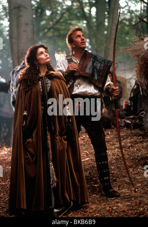 ROBIN HOOD il principe dei ladri (1991) Mary Elizabeth Mastrantonio, Kevin Costner RPU 089 Foto Stock