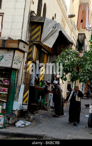 Scena di strada , Cairo islamico, il Cairo , Egitto Foto Stock