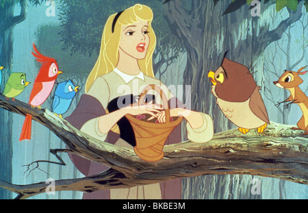 SLEEPING BEAUTY (ANI - 1959) Credito animati Disney SLPB 002 Foto Stock