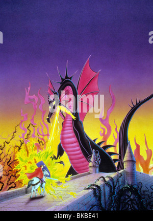 SLEEPING BEAUTY (ANI - 1959) Credito animati Disney SLPB 004 Foto Stock