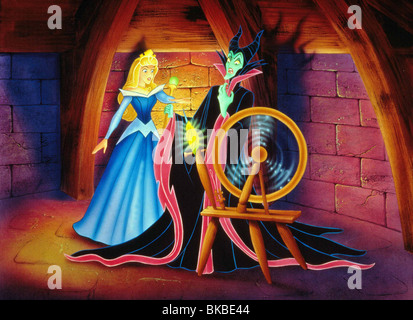 SLEEPING BEAUTY (ANI - 1959) Credito animati Disney SLPB 005 Foto Stock