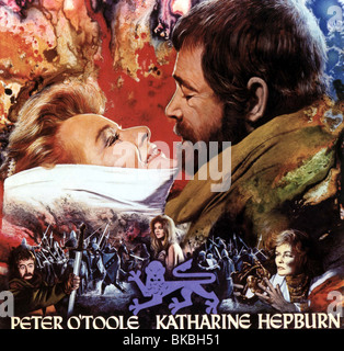 Il leone in inverno (1968) Katharine Hepburn, Peter O'Toole POSTER TLIW 001CP Foto Stock