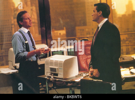 WALL STREET (1987) Michael Douglas, Charlie Sheen WLS 012FOH Foto Stock