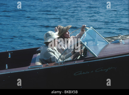 Sul GOLDEN POND (1981) Henry Fonda, Katharine Hepburn OGP 045 ITC SOLO DEGLI ELENCHI Foto Stock