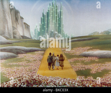 THE WIZARD OF OZ RAY BOLGER, JACK HALEY, Judy Garland, BERT LAHR WOZ 005CP Foto Stock