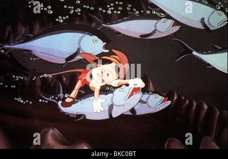 PINOCCHIO (ANI - 1940) Credito animati Disney PIN 005FOH Foto Stock