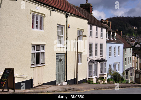 Long Street, Wotton-under-Edge, Gloucestershire, England, Regno Unito Foto Stock