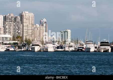 Marina Mirage, Broadwater, Gold Coast, Queensland, Australia Foto Stock